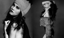 “Mẹ trẻ” Thụy Anh cởi áo đầy quyến rũ trong loạt hình đen trắng