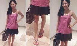  Fan xót xa vì Văn Mai Hương lộ thân hình 'teo tóp' và đôi chân 'cẳng gà'