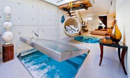 Độc đáo: Ngôi nhà có bể bơi... trong phòng khách