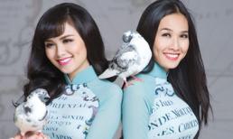 Dàn Hoa hậu, á hậu tỏa sáng với áo dài Hoàng Sa, Trường Sa