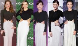 Mỹ nhân Âu - Á "phát cuồng" vì một chiếc váy