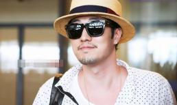 So Ji Sub để râu nam tính và thời trang sân bay cực chất ở Đài Loan