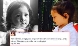 Con trai Hồng Nhung chỉ thích ăn cơm với muối vừng nhưng vẫn ca hát suốt ngày