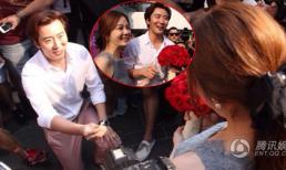 Chae Rim được người tình quỳ gối cầu hôn giữa đường phố