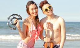 Bắt gặp Hoàng Tôn cởi trần tung tăng trên biển cùng Minh Thư