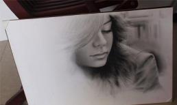 Hot boy 9x với biệt tài vẽ tranh truyền thần siêu thực