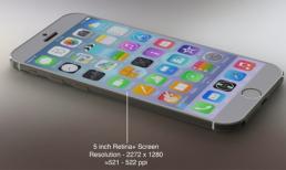 Bản thiết kế iPhone 6 màn hình 5 inch, chạy iOS 8 đẹp mắt