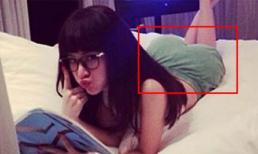 Angela Phương Trinh cố tình khoe vòng 3 cong cớn trên giường