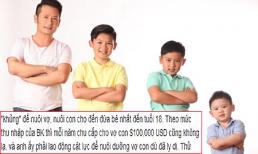Bằng Kiều chu cấp cho vợ con hơn 2 tỷ đồng mỗi năm