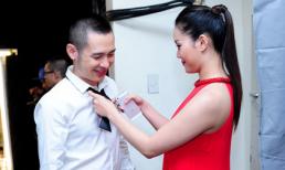 Ngọc Anh "chăm sóc" Hoàng Hải chu đáo như người yêu