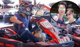 Vợ Đăng Khôi "xinh như mộng" đi cổ vũ chồng đua xe