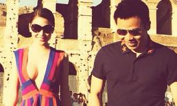 "Gà mới" hở bạo bên ông bầu Khắc Tiệp khi đi du lịch Rome