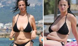 Sao nữ bụng 'tấn' mỡ vẫn tự tin diện bikini