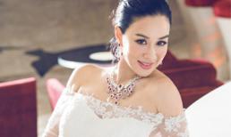 Mỹ nhân gốc Việt Chung Lệ Đề khoe vẻ kiêu sa với váy cô dâu