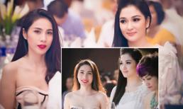 Thủy Tiên bừng sáng "đọ nhan sắc" với Hoa hậu cùng tuổi