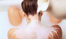 Sốt phương pháp tự tắm trắng tại nhà với sữa non