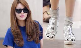 Soo Young (SNSD) gây chú ý với thời trang đi sandals xỏ tất