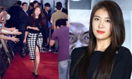 "Hoàng hậu Ki" được "rừng" fans đón khi dự công chiếu phim của Hyun Bin