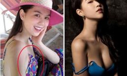 Vòng 1 lép, căng “thất thường” của Hoa hậu Việt