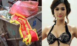 Thí sinh "Nữ hoàng sắc đẹp Việt Nam" ném danh hiệu vào xe rác vì bất bình