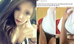 Sốc với cô gái xinh đẹp đăng tải ảnh bạn trai sờ mó lên facebook