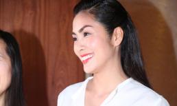 Tăng Thanh Hà thanh lịch, tươi rói đi "nhận chức" mới