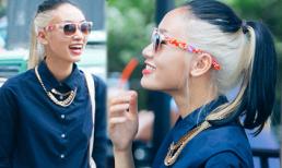 "Hú hồn" trước mái tóc ngổ ngáo mới của Trang Khiếu