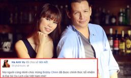 Hà Anh chúc mừng người yêu cũ nhậm chức Đại sứ Du lịch Việt Nam