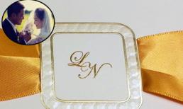 Độc quyền: Lộ thiệp cưới của Kim Hiền và chồng đại gia