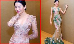 Lệ Quyên hờ hững vòng một gợi cảm với đầm đuôi cá