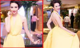 Hoa hậu Ngọc Diễm đẹp ngỡ ngàng với sắc vàng