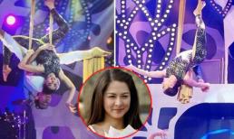 "Mỹ nhân đẹp nhất Philippines" trổ tài nhào lộn như làm xiếc trên sân khấu