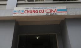 Cảnh nhếch nhác, nham nhở của Tòa nhà CTM 299 Cầu Giấy