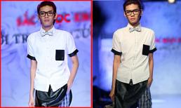 Đào Bá Lộc gây hốt hoảng với thân hình gầy nhẳng trên sàn catwalk