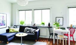 Tư vấn bố trí nội thất cho nhà 36,4m² bị vát