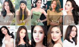 Tiết lộ giá cát - sê "trên trời" của 10 sao nữ hot nhất Thái Lan