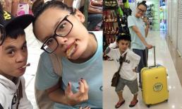 "Cặp đũa lệch" tạo dáng hài hước khi đi du lịch Thái Lan