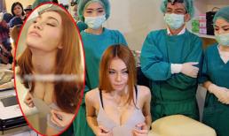 "Nữ hoàng ngực khủng" Thái Lan khoe ảnh ưỡn ẹo trên bàn thẩm mỹ 