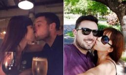 Hà Anh ôm hôn bạn trai Tây thắm thiết