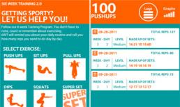 Sức khỏe tốt hơn mỗi ngày với ứng dụng 6 Week Training