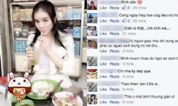 Lý Nhã Kỳ được khen hết lời khi ngồi ăn cơm bình dân