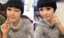 Ngọc Hân lạ lẫm với kiểu tóc mới