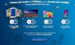 Năm mới đầy ý nghĩa cùng chương trình “Lộc xuân 11 tỷ đồng từ Samsung Galaxy”