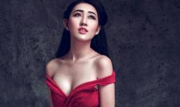  Hoa hậu Huỳnh Thúy Anh đẹp kiều diễm với gam màu hoàng gia