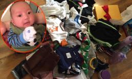 Con trai Tuấn Hưng được tặng ''núi'' quần áo đẹp  