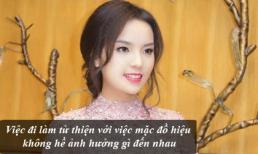 HH Kỳ Duyên lên tiếng về việc 'thích chứng tỏ đẳng cấp hơn đi từ thiện'