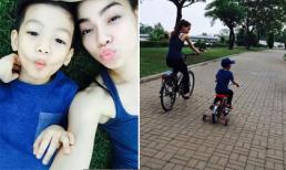 Hà Hồ khoe ảnh cuối tuần ngọt ngào bên Subeo