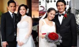 Sao nữ Việt vác bụng bầu mặc váy cô dâu ngày cưới