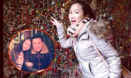 Bà xã  Lam Trường 'tươi rói' vi vu đi chơi ở Mỹ