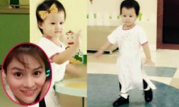 Con gái Vũ Thu Phương ngộ nghĩnh khi đi tiêm